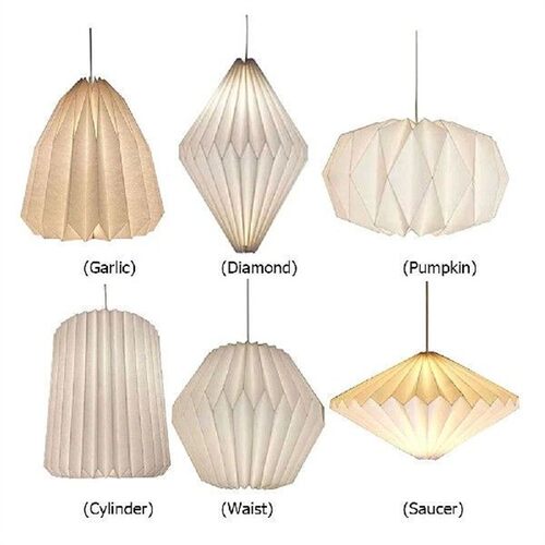 1PC Origami Ceiling Lamp Shade Creative Safe Hanging Lamp