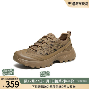户外运动男鞋 百思图2026春季 时尚 厚底跑步登山鞋 W2558AM6 商场新款