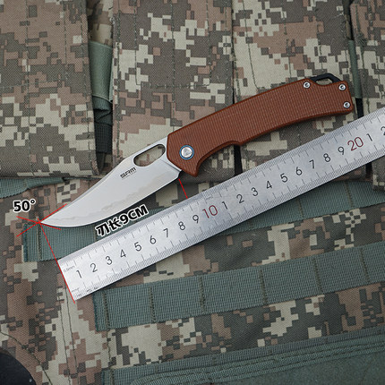 SRM三刃木折叠刀9201/9202/9203外销版8Cr13钢EDC折刀10Cr15钢D2