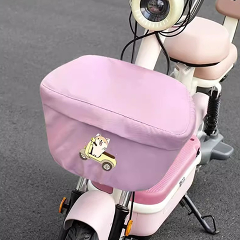 电动车车筐防雨罩雅迪爱玛元宇宙新国标电瓶车通用防尘防晒保护罩