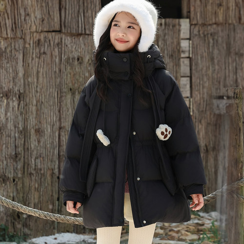 女童羽绒服2025新款儿童中大童