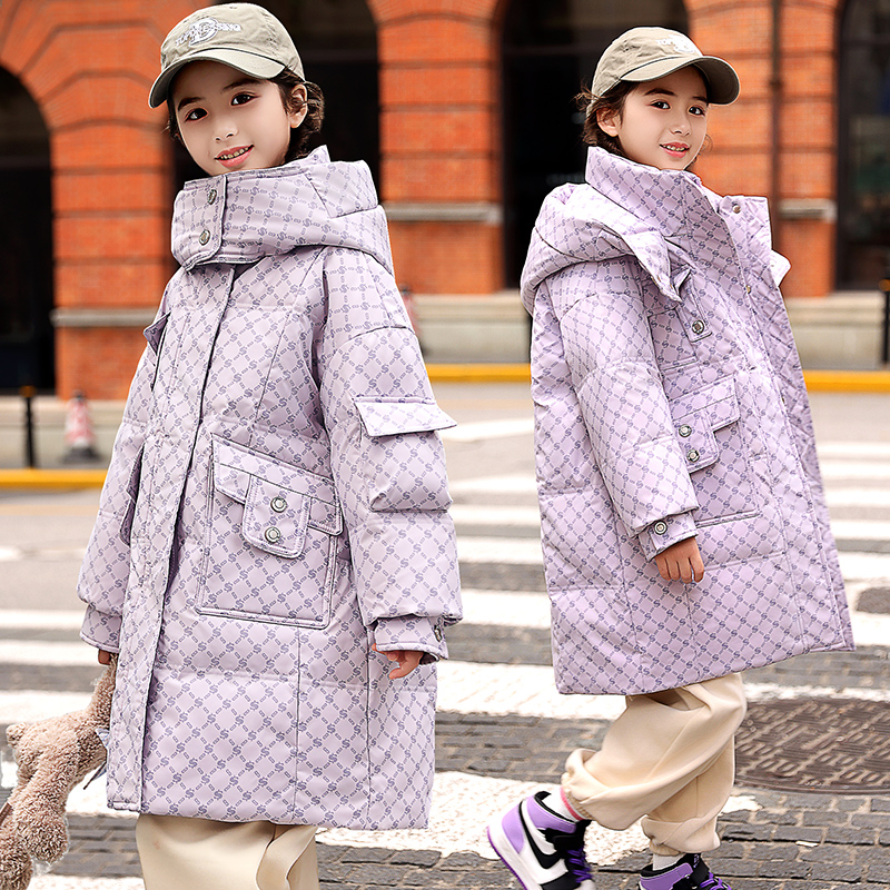 OTFAT中长款加厚女童冬季外套