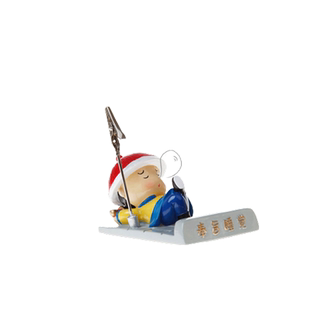 三尺鲤国潮文具奉旨睡觉书签夹卡通侍卫手机支架多功能桌面摆件可爱便签夹标签夹小夹子夹照片相片夹创意礼物