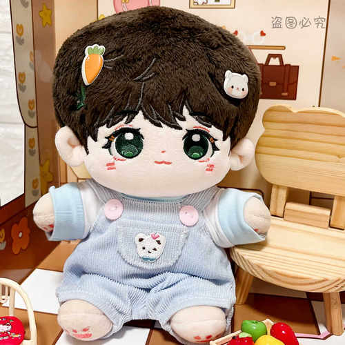 现货可爱小熊20cm人形公仔衣服