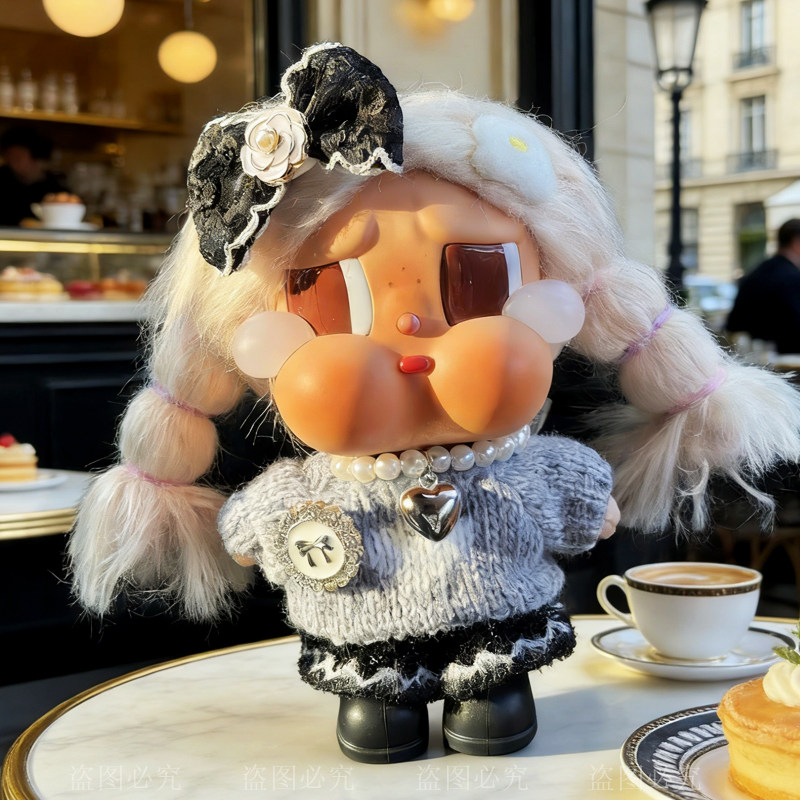 哭娃crybaby潮玩娃衣秋冬毛衣套装珍珠装饰复古甜美挂件可爱换装,模玩/动漫/周边/娃圈三坑/桌游,潮玩娃衣,淘宝优惠券,粉丝福利购,淘宝优惠卷