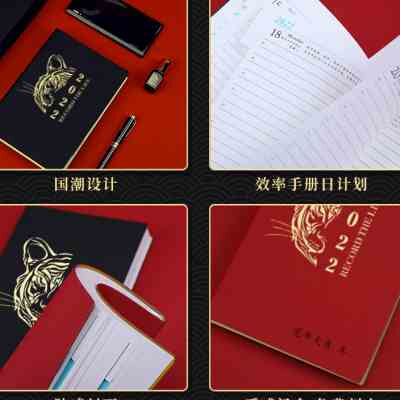 极速2022年日程本计划表365天C日历本每日计划本时间管理效率手册