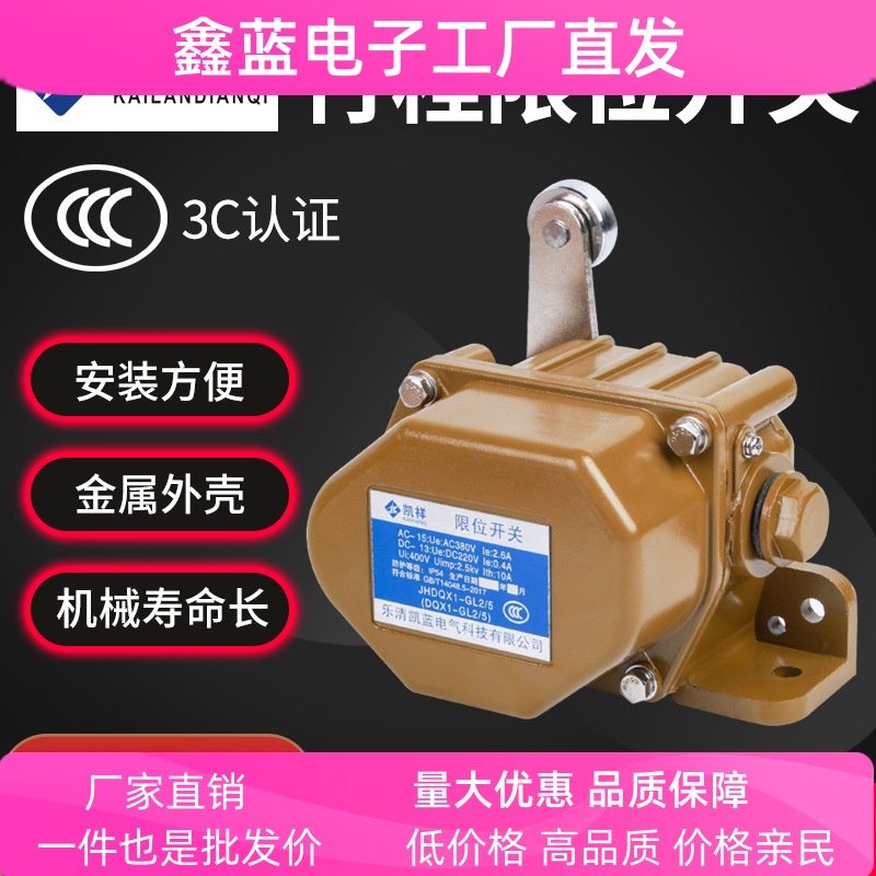 厂家 DQX1-GL2/5 重型限位开关 机械行程开关重负荷单臂式限位器