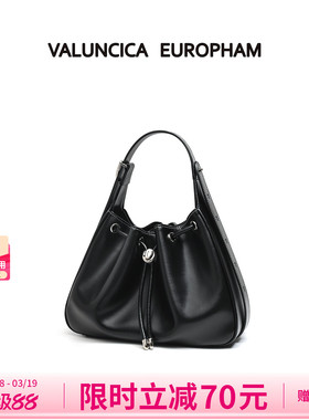 Valuncica/华伦西亚大福包小众新款牛皮斜挎托特包单肩腋下包包女