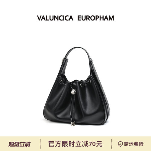 Valuncica/华伦西亚大福包小众新款牛皮斜挎托特包单肩腋下包包女