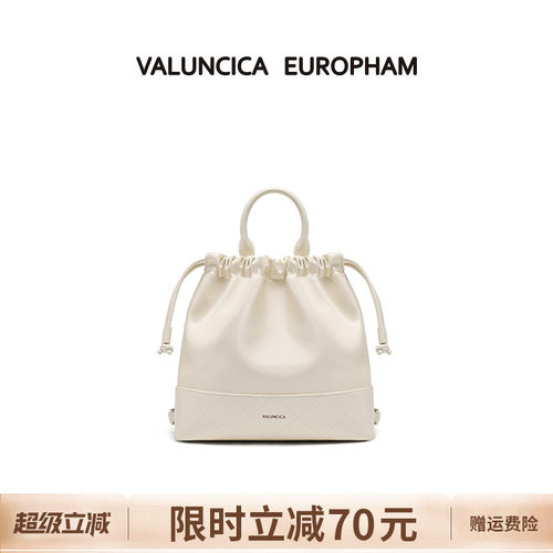 Valuncica/华伦西亚流浪包新款软牛皮斜挎手提包大容量双肩包包女