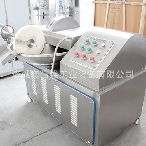 高速预制菜斩拌机 大型鱼丸鲅鱼馅斩肉浆机 撒尿牛丸馅料斩拌设备