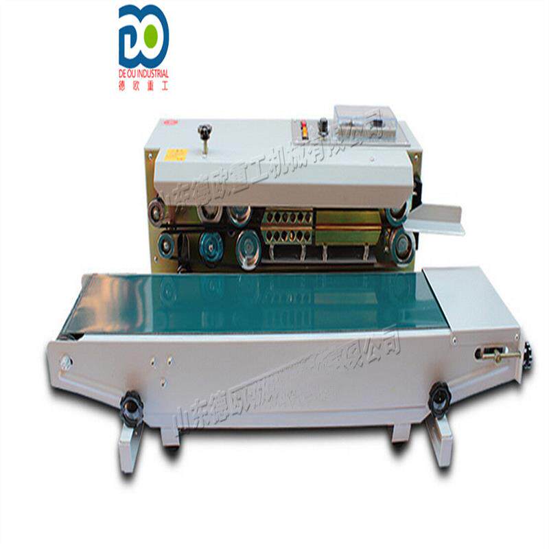 立式食品厂铝箔袋液体热封机capper全自动塑料薄膜连续式封口机