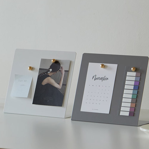 ins博主同款磁吸留言板桌面收纳