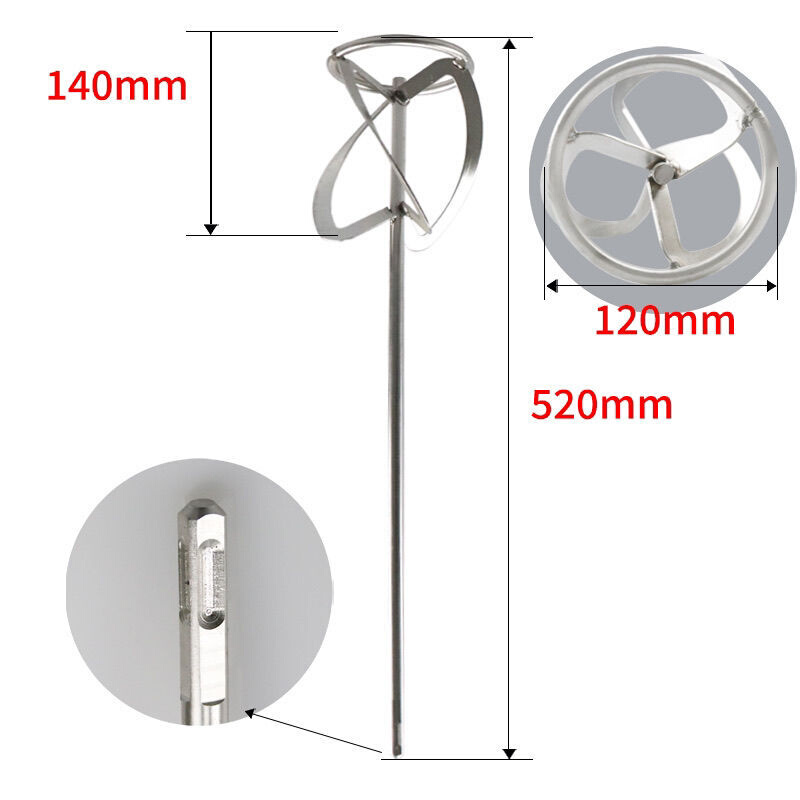 新品新品电锤钻电钻钻304用不锈钢搅拌杆K酒店用搅拌器S加长搅拌