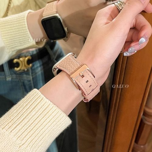QALUO/千洛鱼子酱iwatch真皮表带