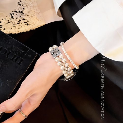 QALUO/千洛华为手表小香珠链表带