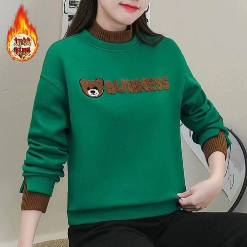 Утепленная толстовка, с медвежатами, коллекция 2022