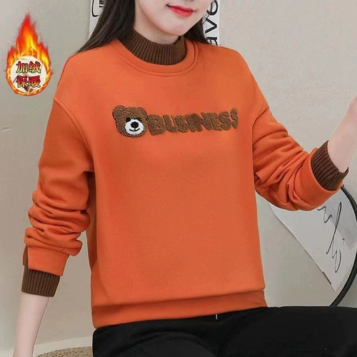 Утепленная толстовка, с медвежатами, коллекция 2022