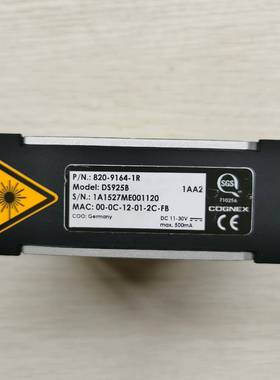 康耐视COGNEX DS925B固定式条码扫描器，型号820