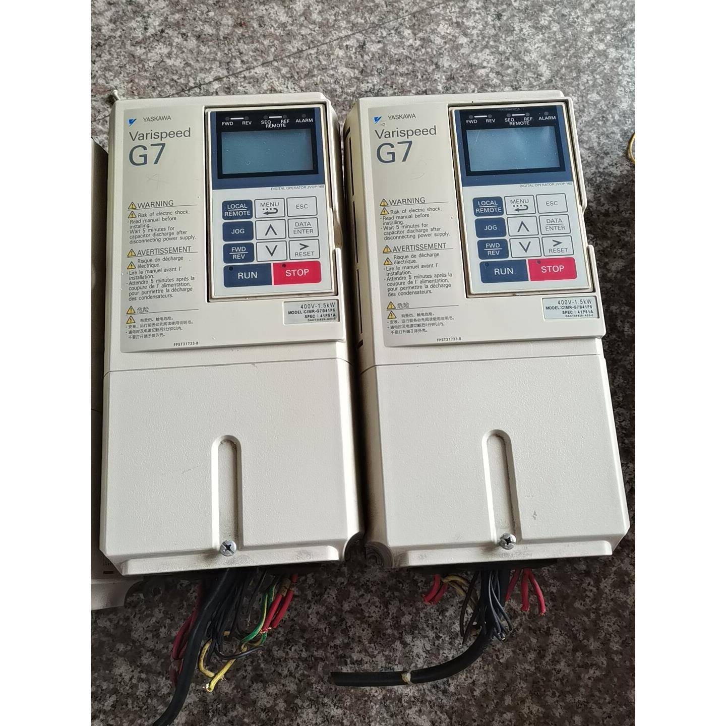 CIMR-G7B41P51.5kw变频器，输入380