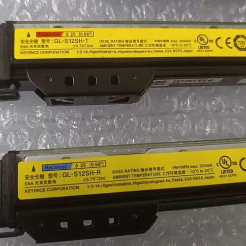 KEYENCE安全光栅GL-S12SH-T/R一对，原