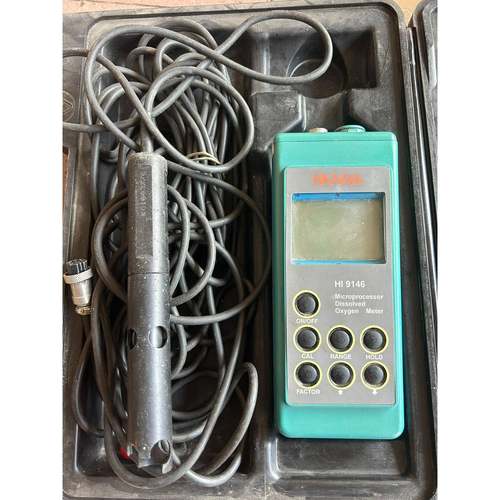 意大利HANNA哈纳HI9146标配电极便携式溶氧仪溶解氧测