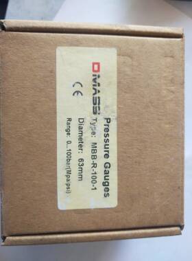 进口DMASS德玛仕EN837-1压力表MBB