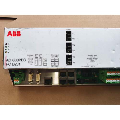 ABB AC 800PEC PC D231 励磁控制模块，拆