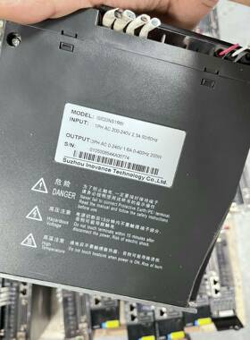 汇川伺服IS620NS1R6I，MS1H1-05B30CB-