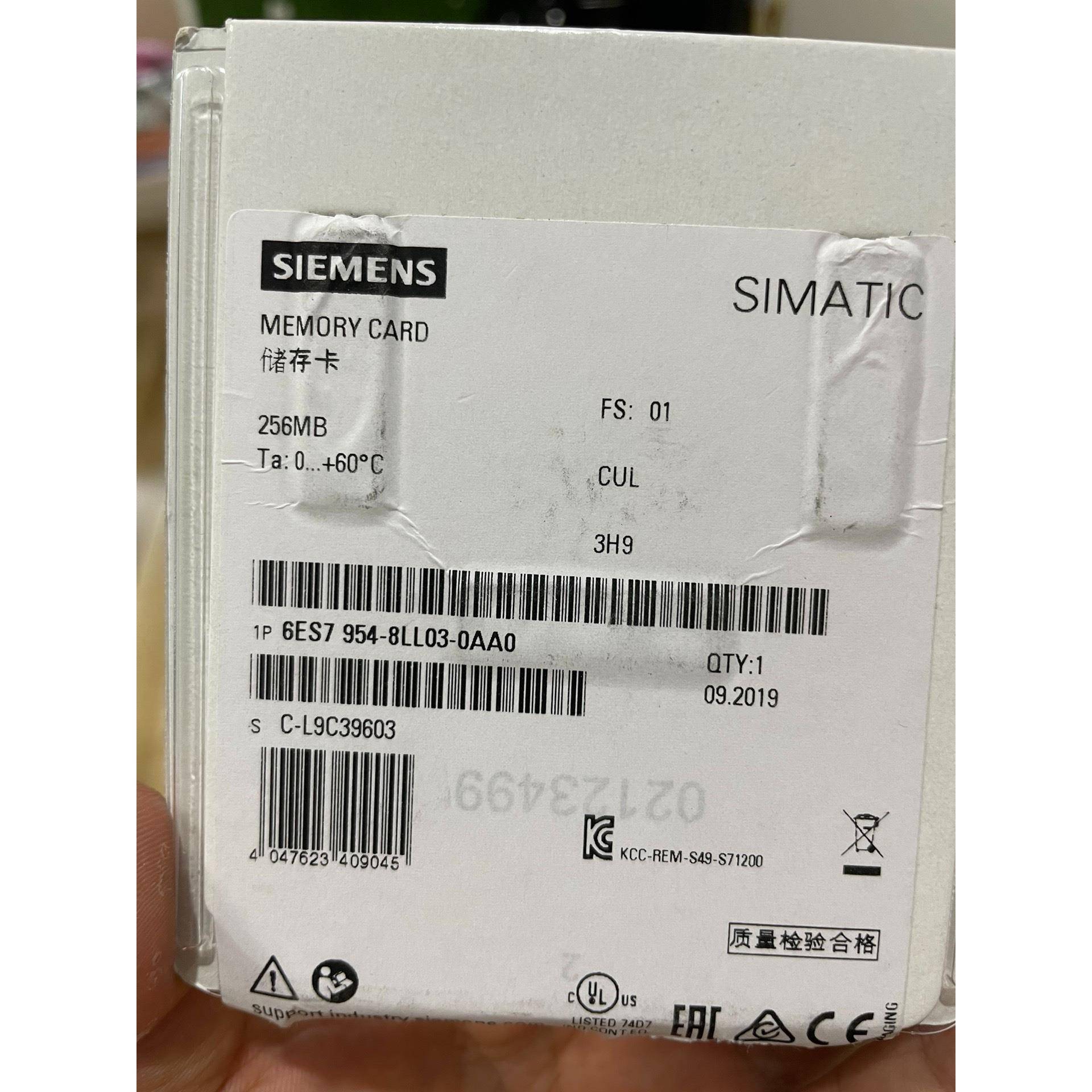 256M存储卡6ES7 954-8LL03-0AA0