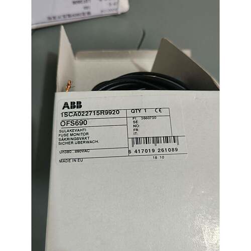 ABB熔断器监测器OFS 690 隔离开关熔断器组零件