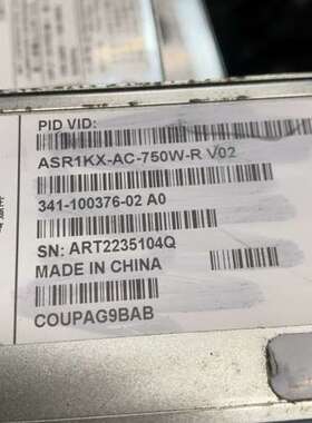 ASR1KX-AC-750W-R v02 341-100