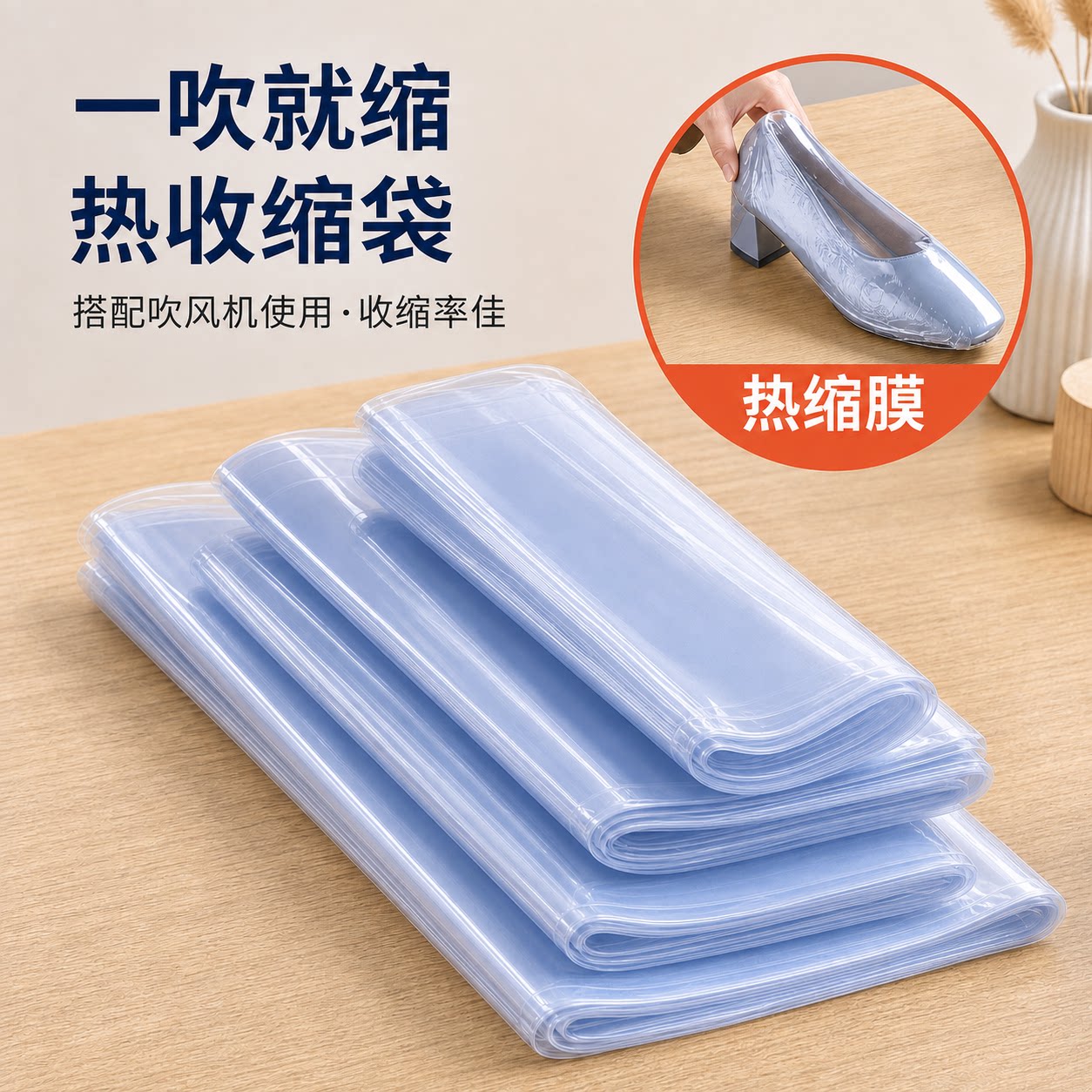 批发pvc热缩膜热缩袋1688同价