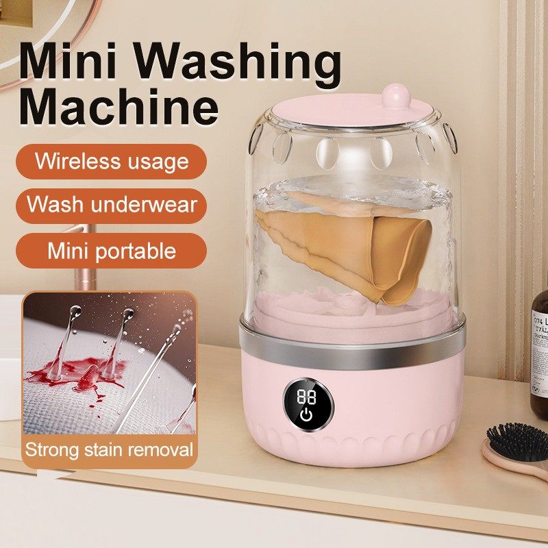 Auto Timer Mini Laundry Cup Wireless Underwear Sock Washer