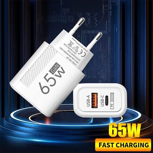 GAN USB C PD Charger Fast Charging Quick Charge High Speed C