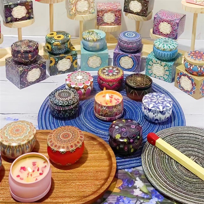 SoyWax Dried Flower Candle Home Decor Wedding Birthday Favor