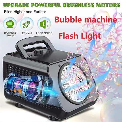 10 hole fully automatic bubble blowing handheld electric bub