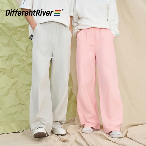 DifferentRiver2024春夏男女同款轻薄舒适空气感百搭长裤