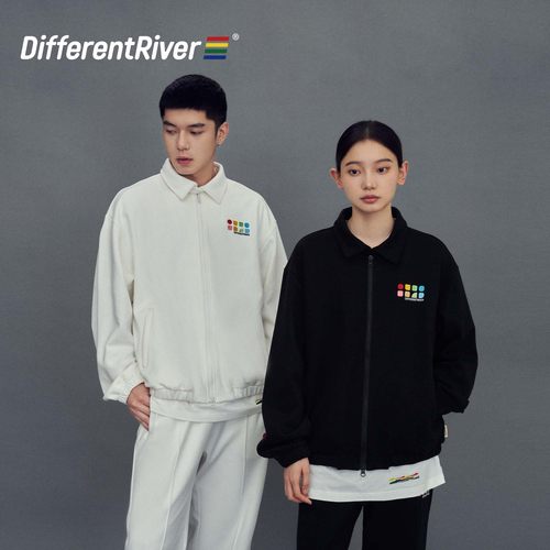 与川男女同款宽松休闲夹克