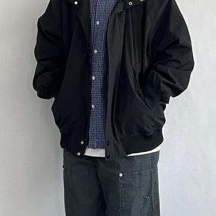 夹克上衣潮 宽松休闲百搭工装 SIIIEND美式 复古立领外套男春秋款