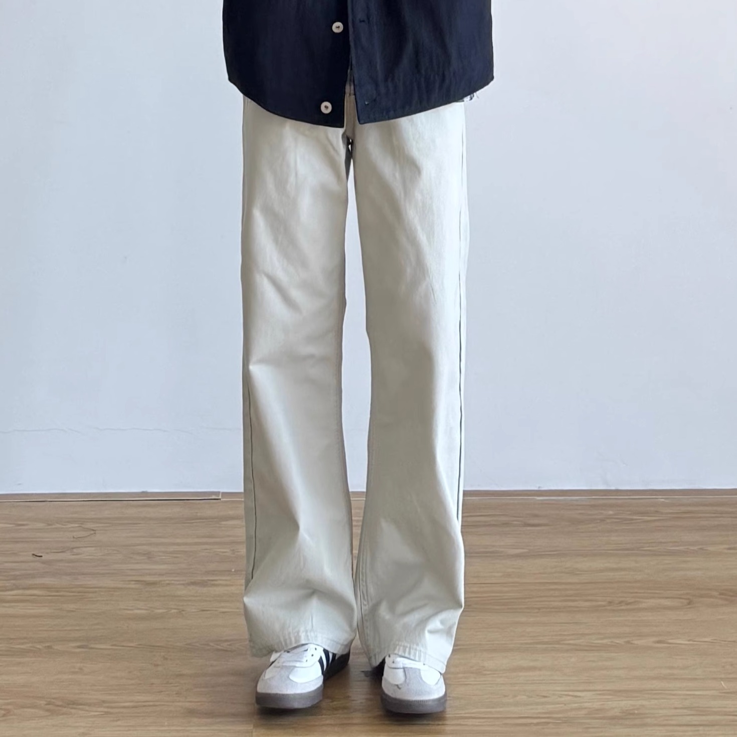 美式复古直筒休闲裤男