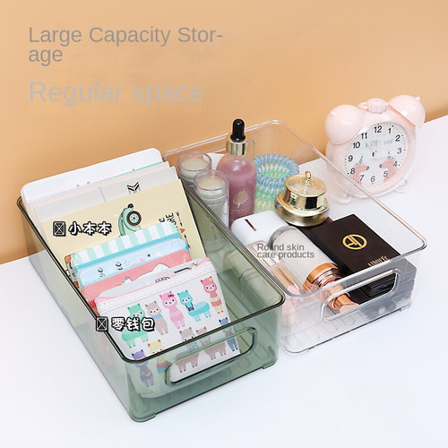 Transparent ABS Storage Boxes Cosmetics Storage Basket