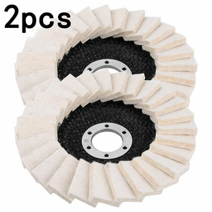 Polishing Sanding Inch 2Pcs Wool Ang Felt 125mm Wheel Disc