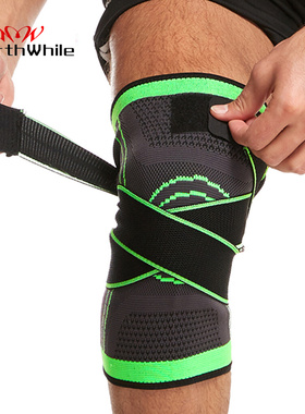 WorthWhile 2 PCS Knee Pads Braces Sports Support Kneepad Men