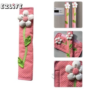 1pc 3D Flower Polka Dot Door Fridge Handle Cover Door Decor