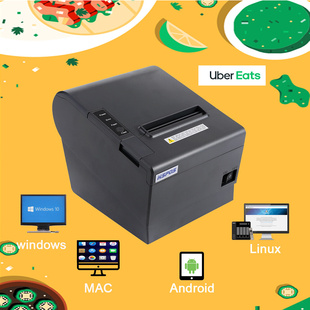 HSPOS Cheap UberEats and Doordash Compatible Printer Thermal