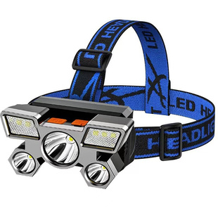 Headlamp strong light rechargeable high bright头戴式头灯1跨