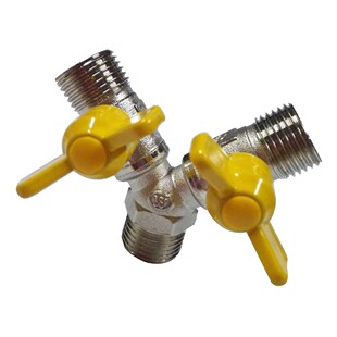 Natural Gas  Hose Connector Gas Pipeline Adapter Y Connecto