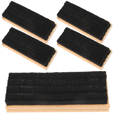 5pcs Mini Chalkboard Eraser Whiteboard Eraser Wood Felt