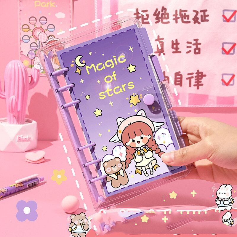 CHEN LIN Cute Girl INS Coil Detachable Notebook Hand
